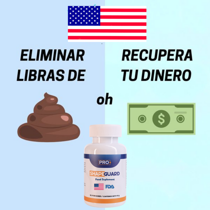 SHAPEGUARD - Barriga grande, pedos frecuentes, estreñimiento, hígado graso.